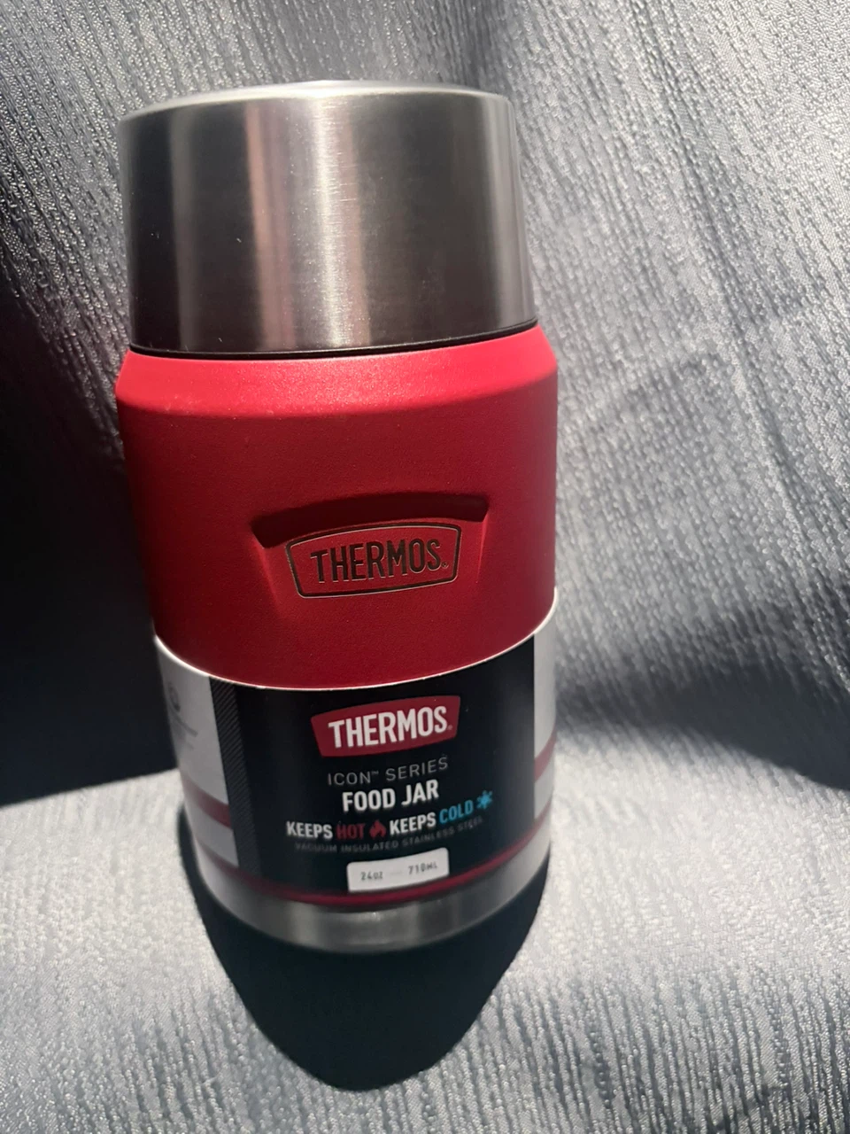 Thermos Food Jar with Spoon Storage
