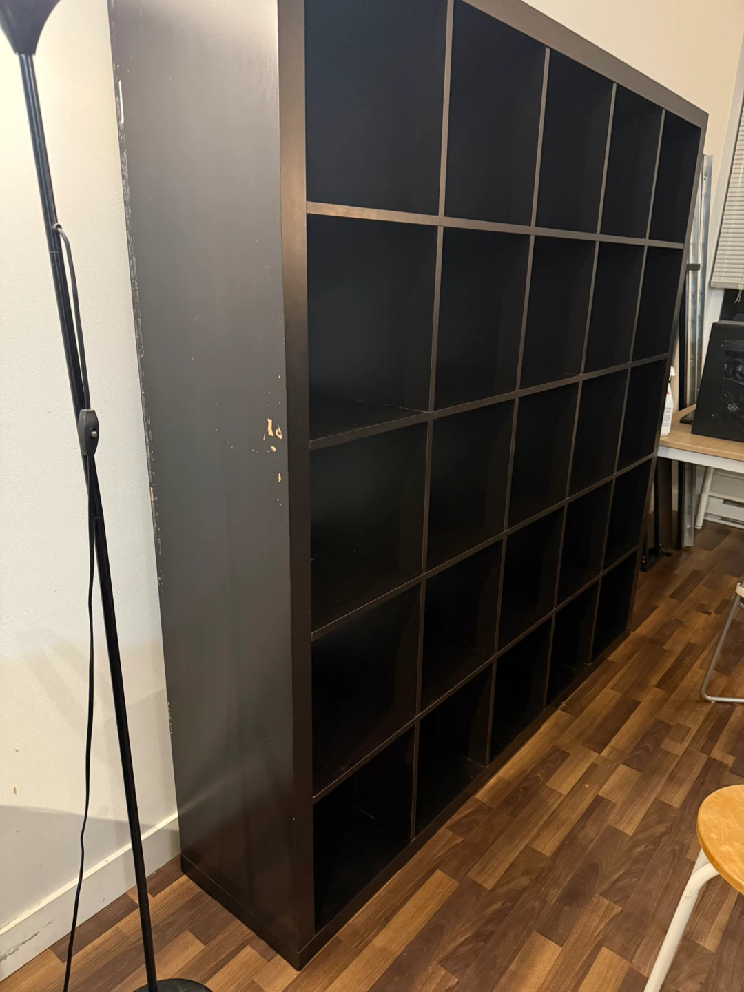 IKEA Kallax Shelving Unit, 5x5, Black-Brown - photo 2