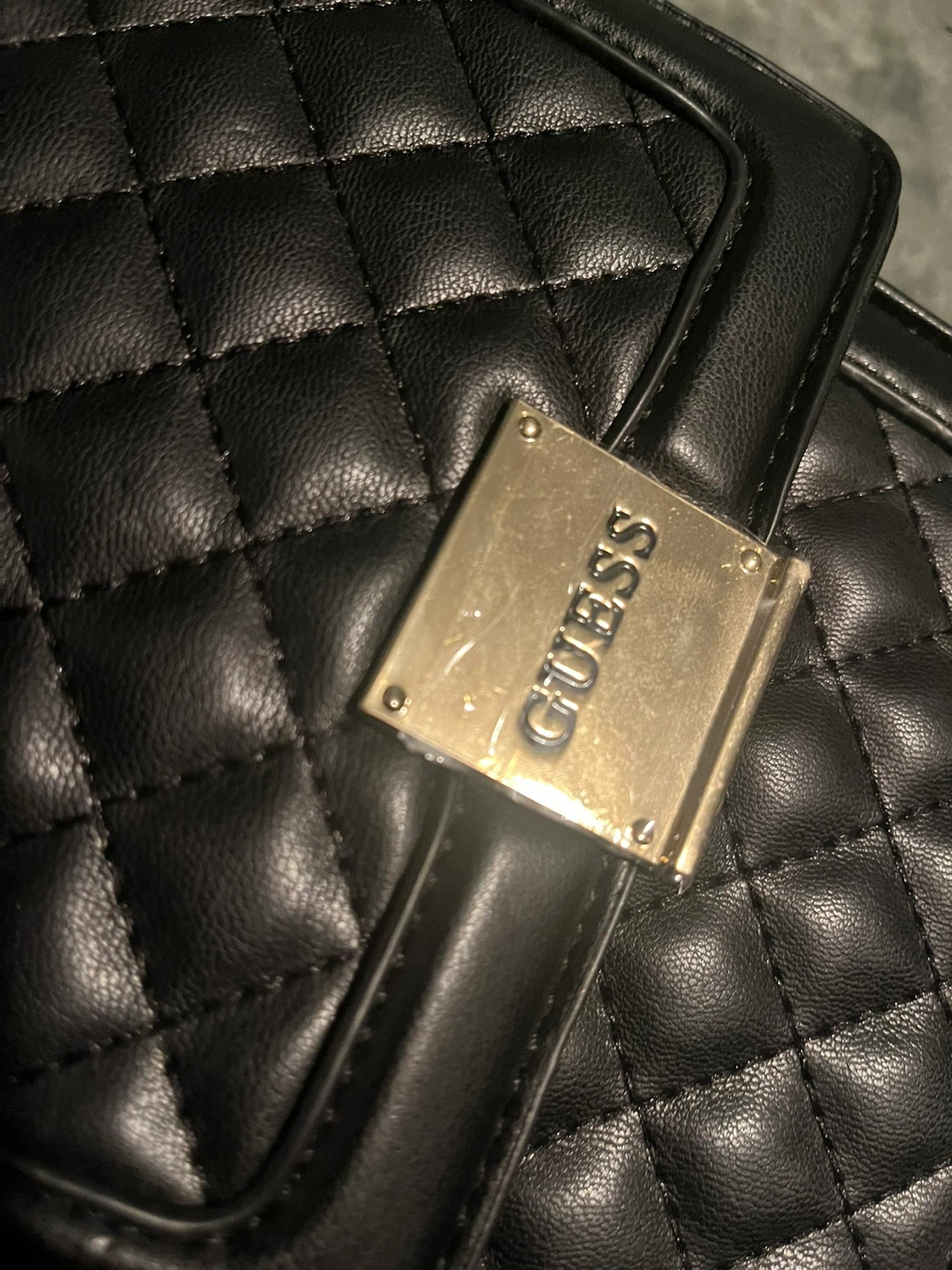 Guess Quilted Black Crossbody Bag - photo 2