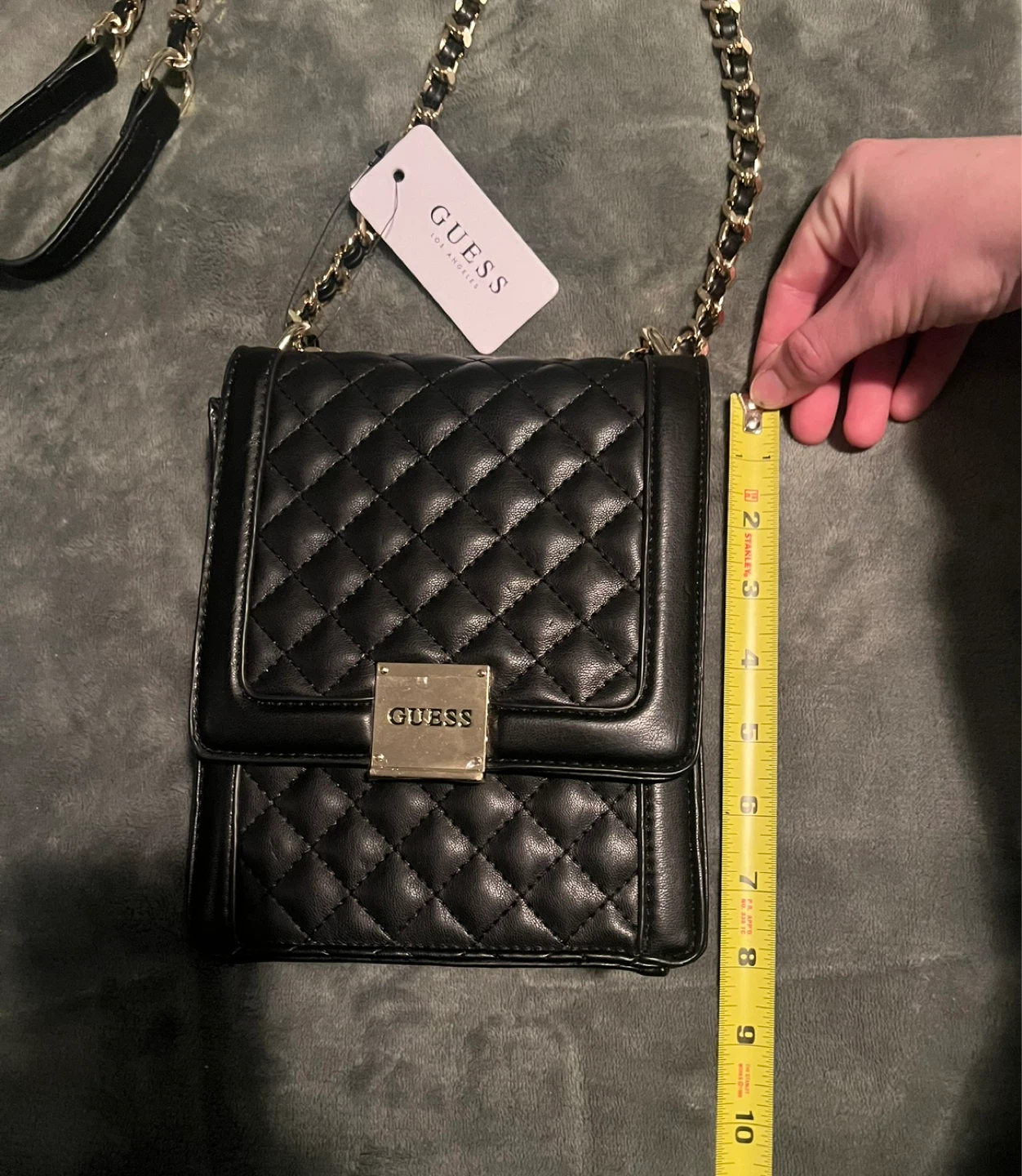 Guess Quilted Black Crossbody Bag - photo 5