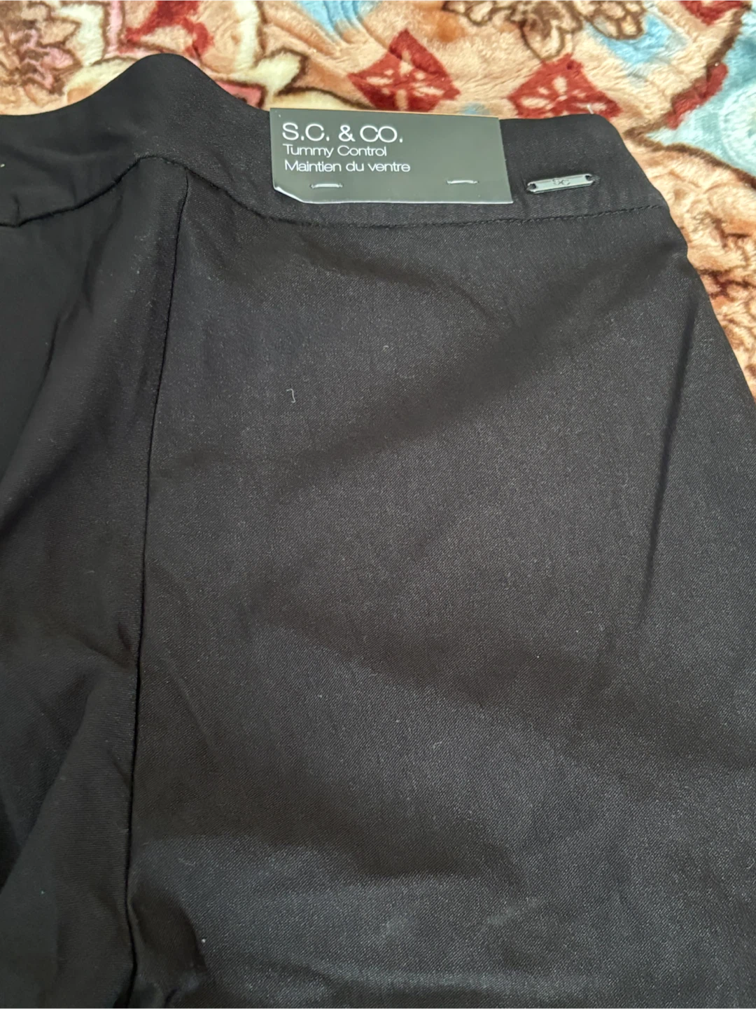 S.C.&CO. Tummy Control Trousers - Black, Size 2 - photo 5