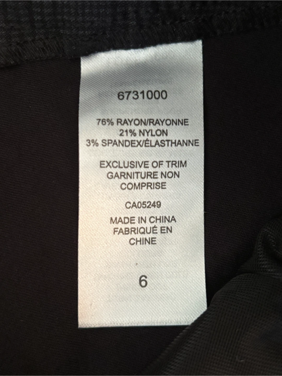 S.C. & Co. Tummy Control Pants Size 6 - photo 3