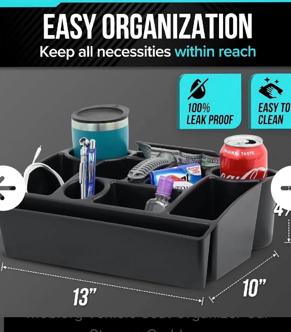 Moblorg Vehicle Seat Organizer Car Storage Caddy w - photo 3