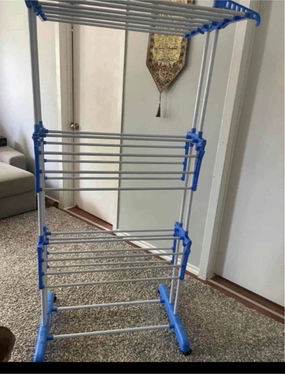 3-Tier Drying Rack with Wheels - photo 2