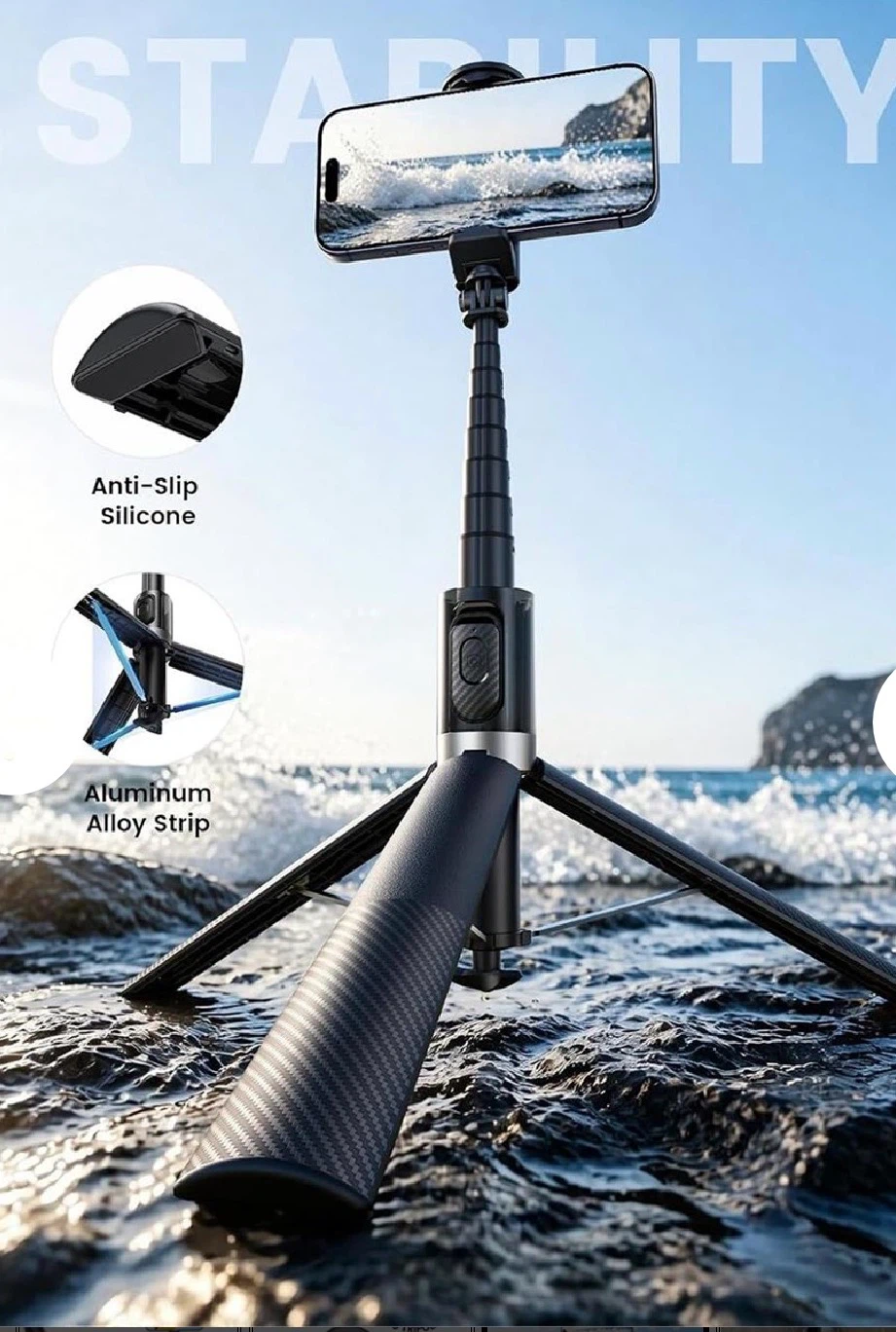 Lamicall Phone Tripod Selfie Stick - photo 2