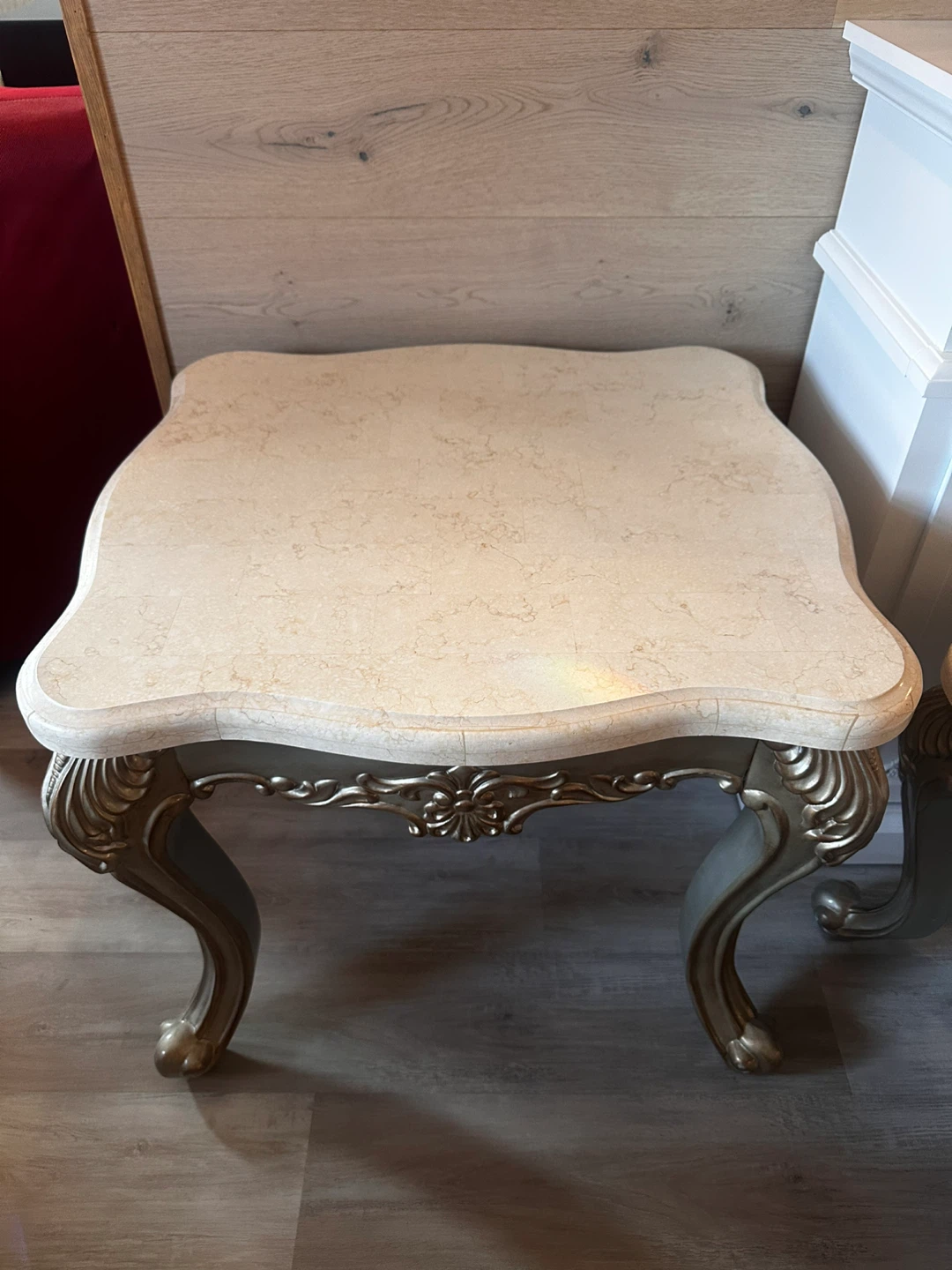 Ornate marble top coffee table - photo 5