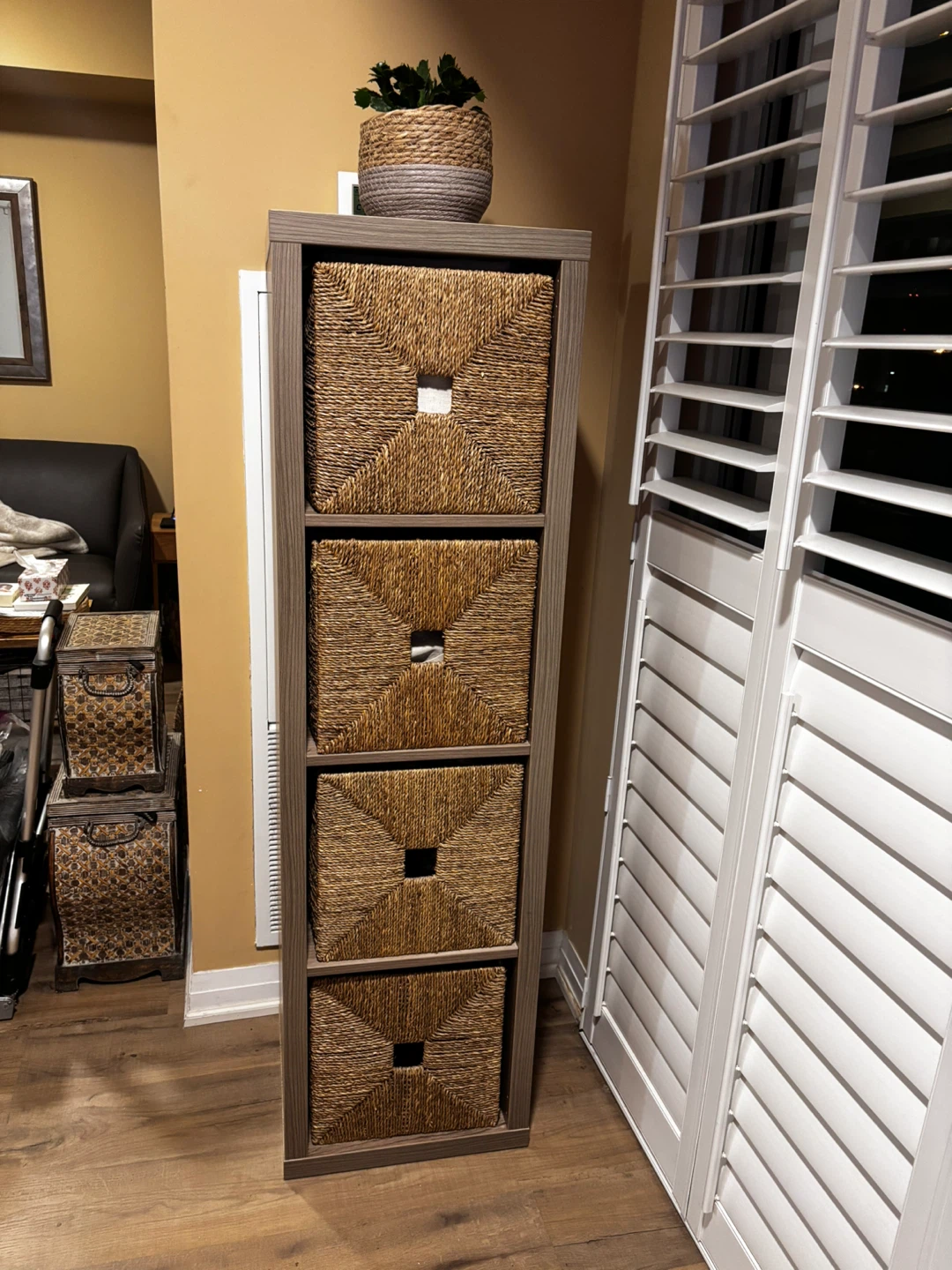IKEA Kallax Shelf with Knipsa baskets - photo 2