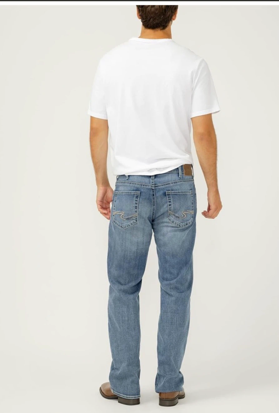 34W x 32L, Silver Jeans Co. Men's Zac Relaxed Fit - photo 4
