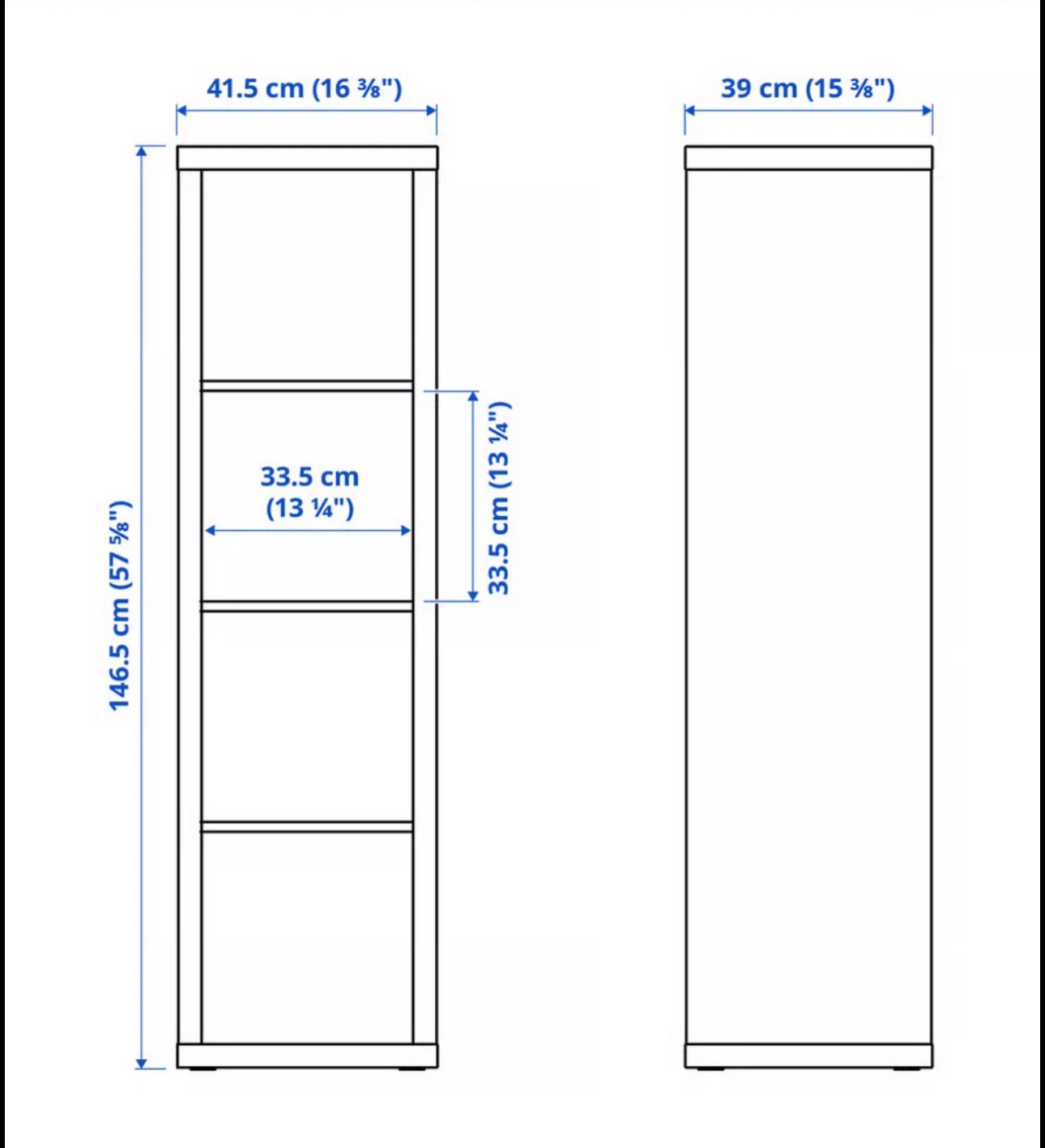IKEA Kallax Shelf with Knipsa baskets - photo 4