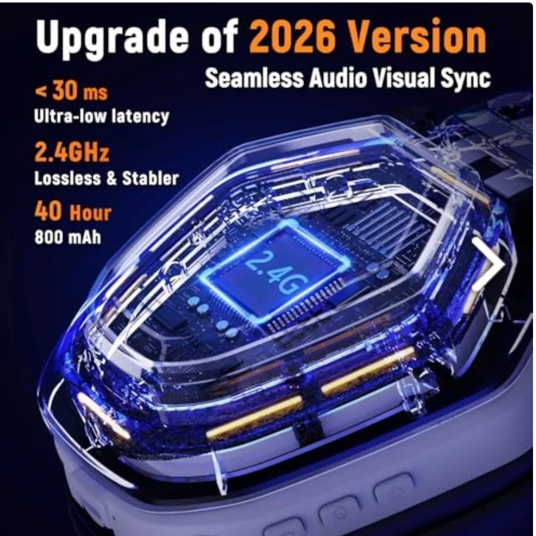 Ozeino Gaming Headset Wireless 2026 Version - photo 2