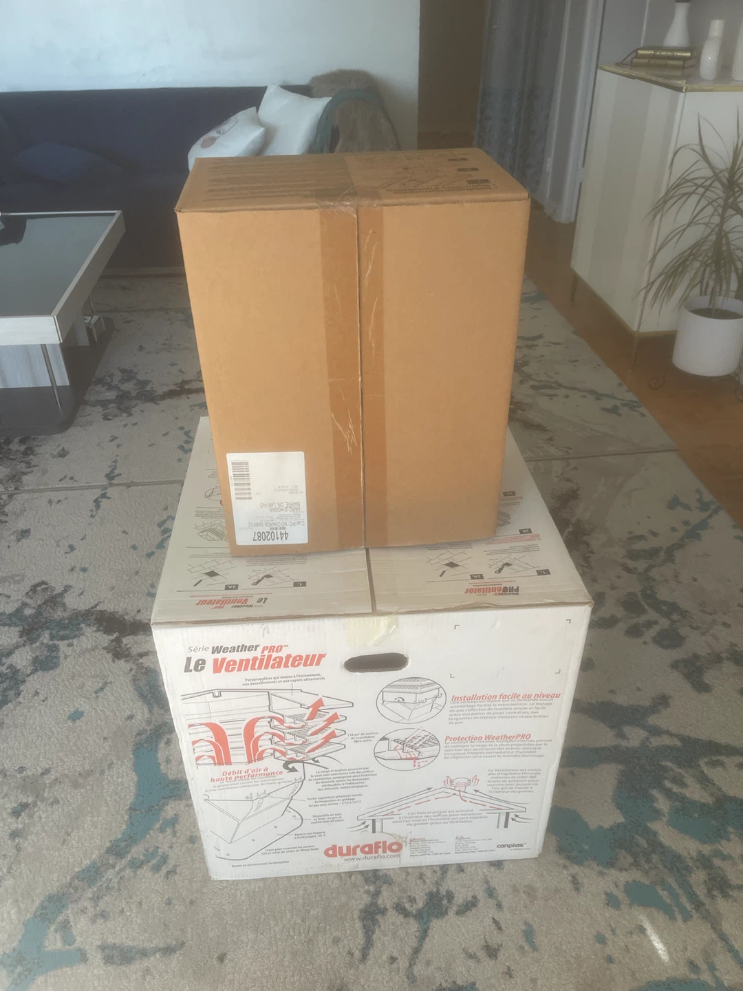 "2 New Duraflo Roof Vents; Brand New in Box."