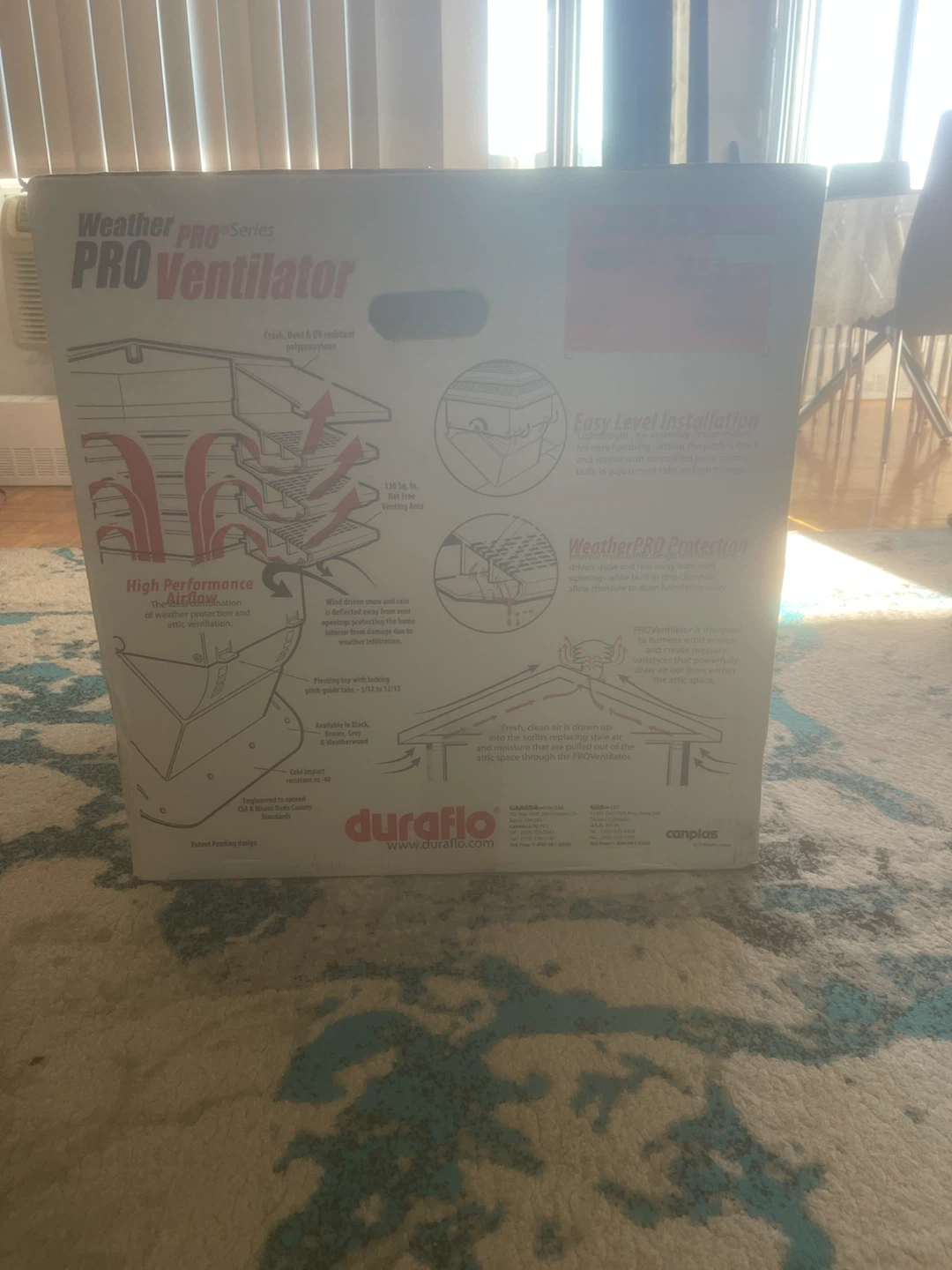 "2 New Duraflo Roof Vents; Brand New in Box." - photo 3