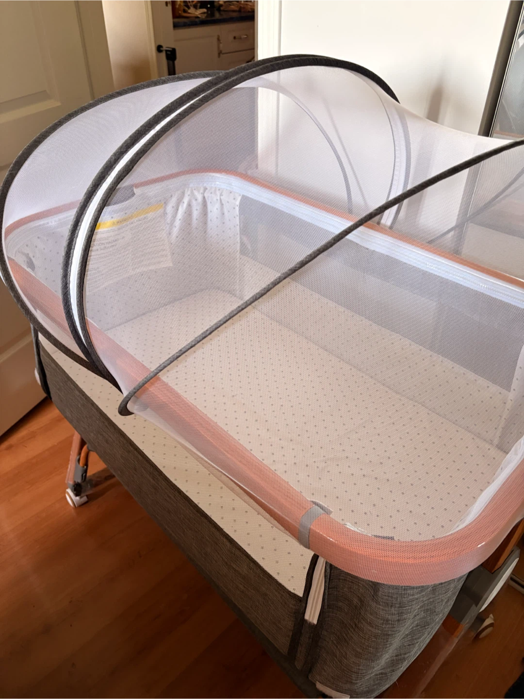 Baby bassinet w/mosquito net