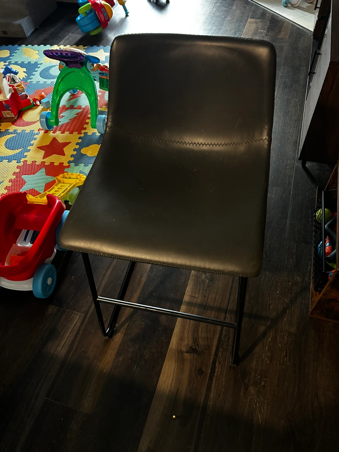 Modern Black Bar Stool- set of 3