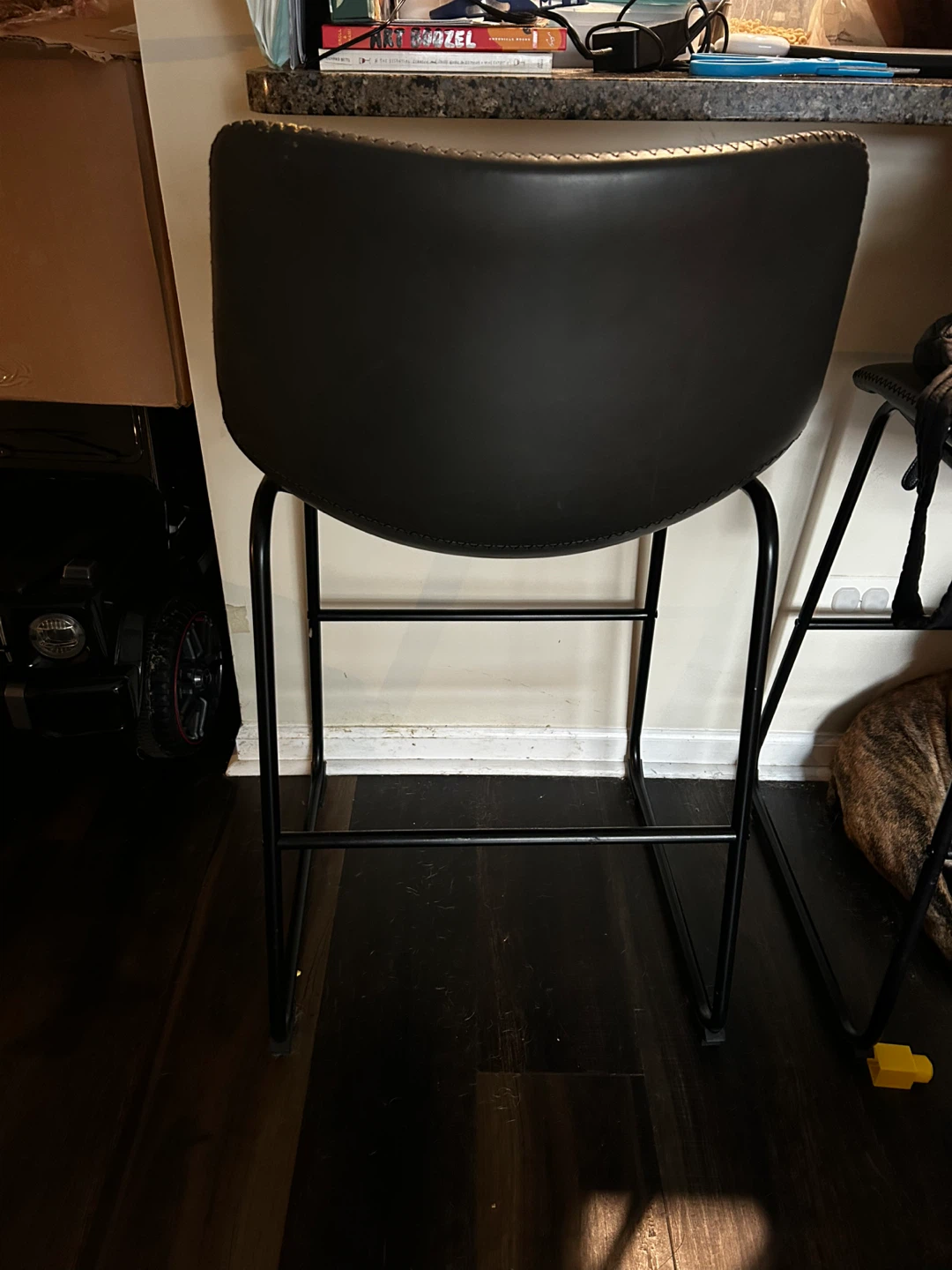 Modern Black Bar Stool- set of 3 - photo 3
