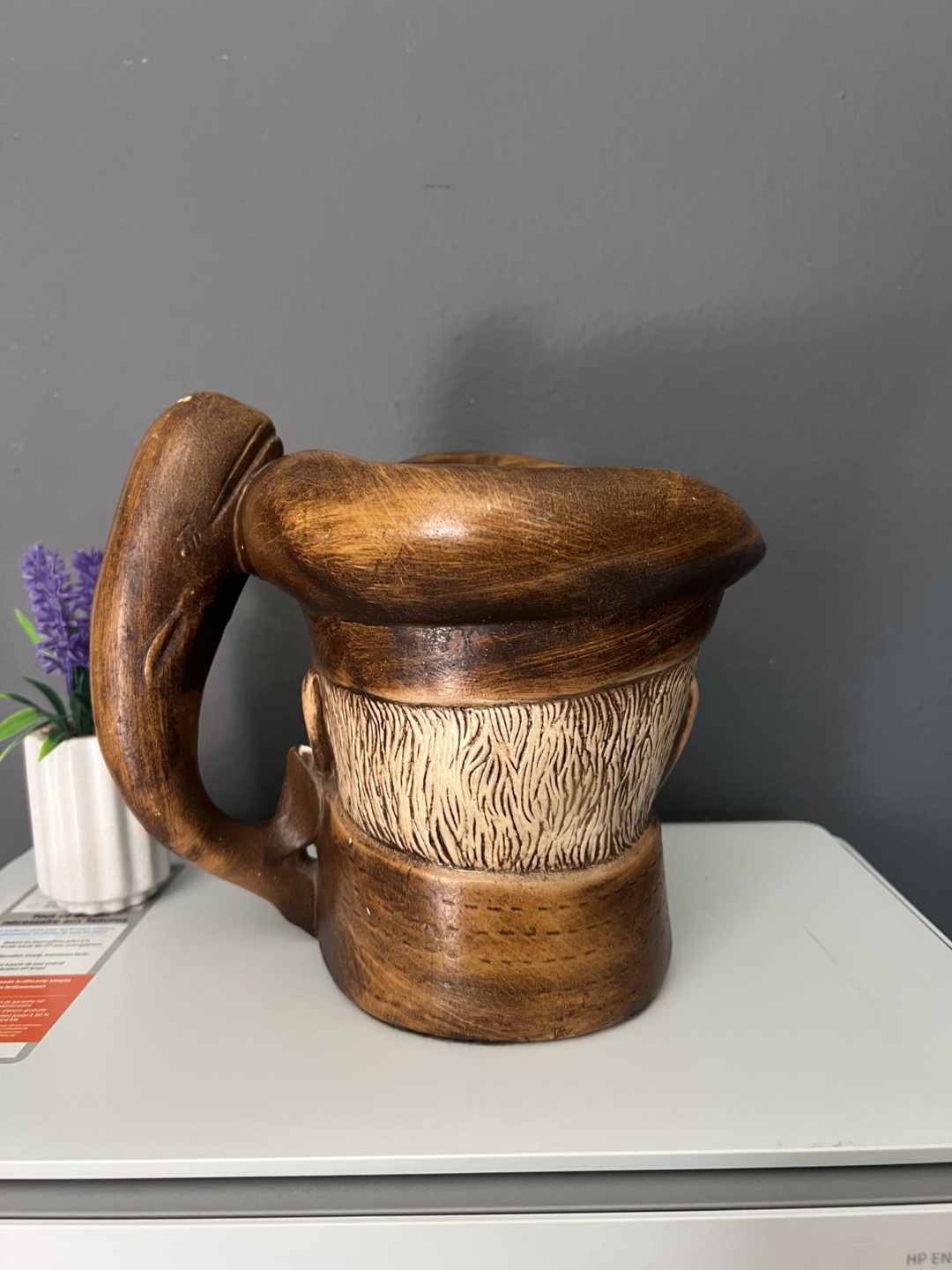 Vintage Ceramic Face Mug - photo 3