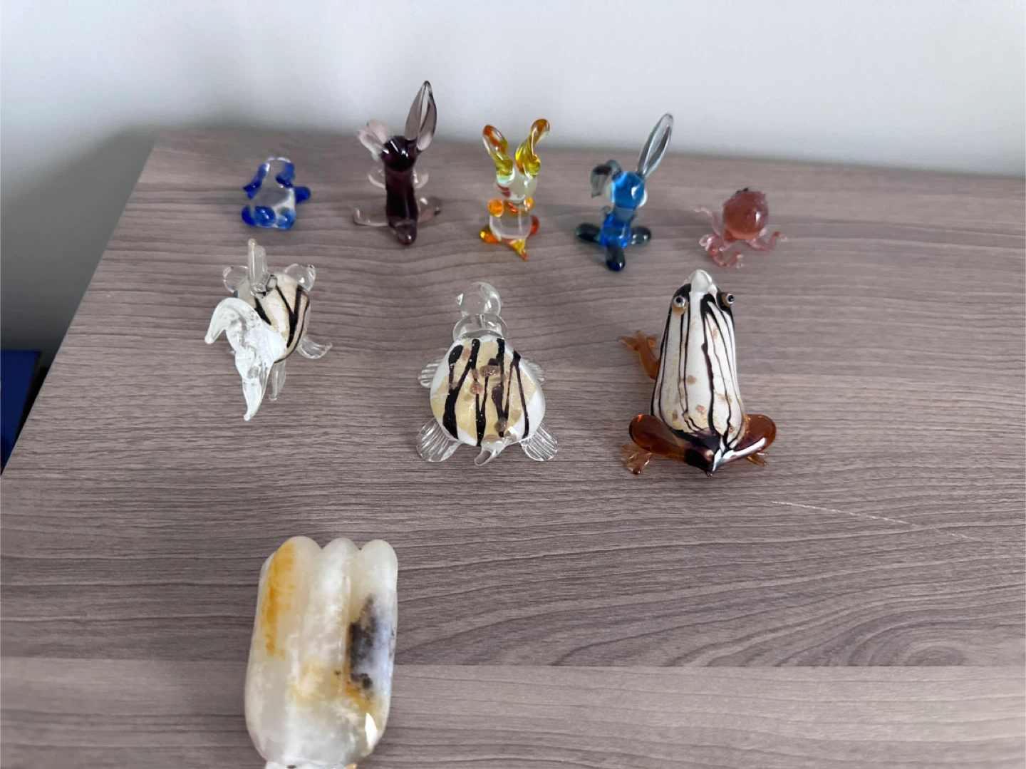 Set of 9 Glass decorative Animal Figurines - photo 3