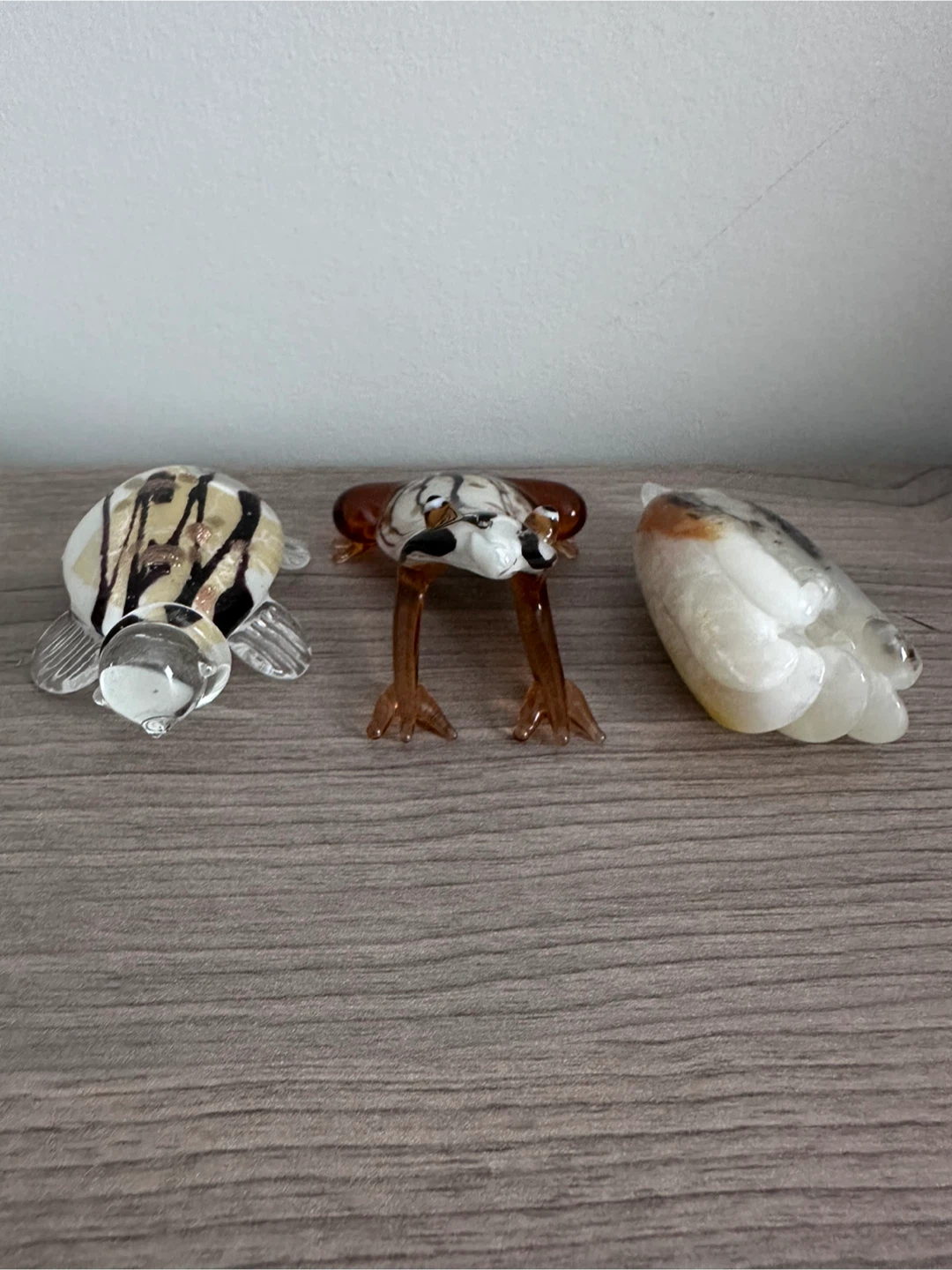 Set of 9 Glass decorative Animal Figurines - photo 5