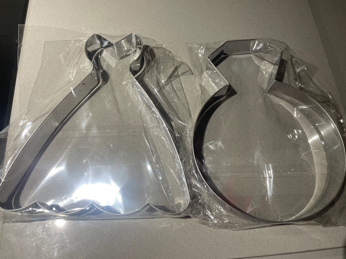 NEW! Wedding Dress and Ring Cookie Cutters