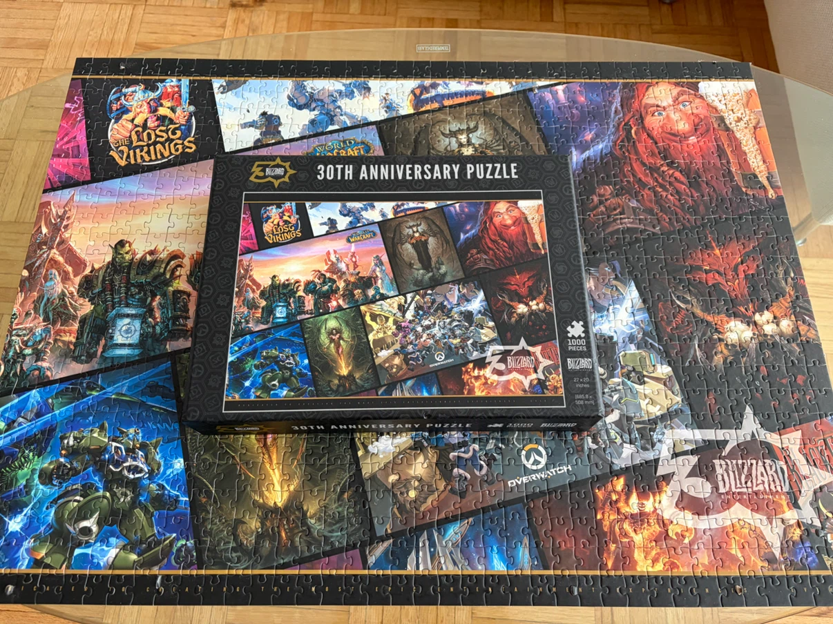 Complete 1000pcs PUZZLE