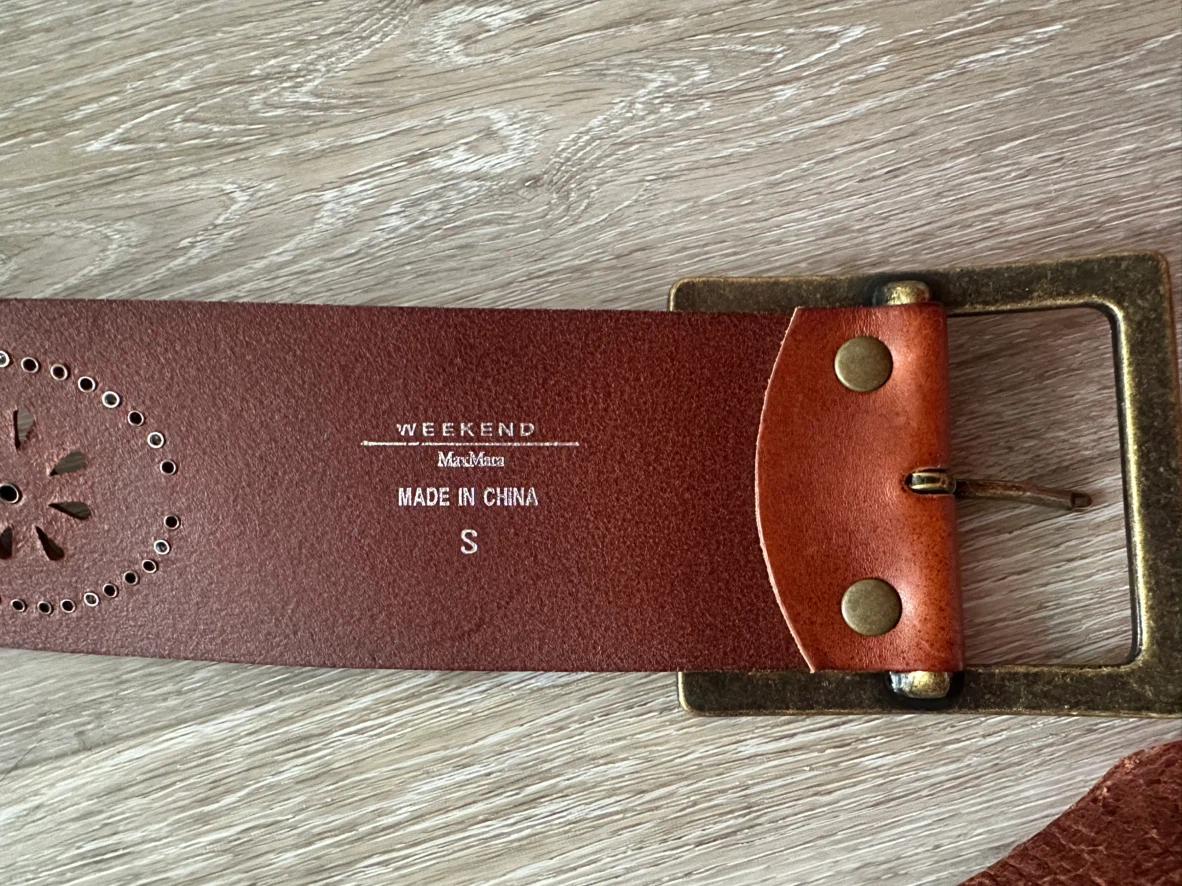 Weekend MaxMara Wide Leather Belt - photo 3