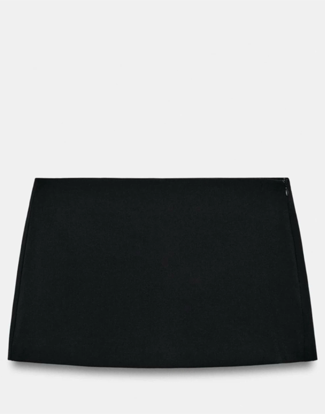 Black A-Line Mini Skirt