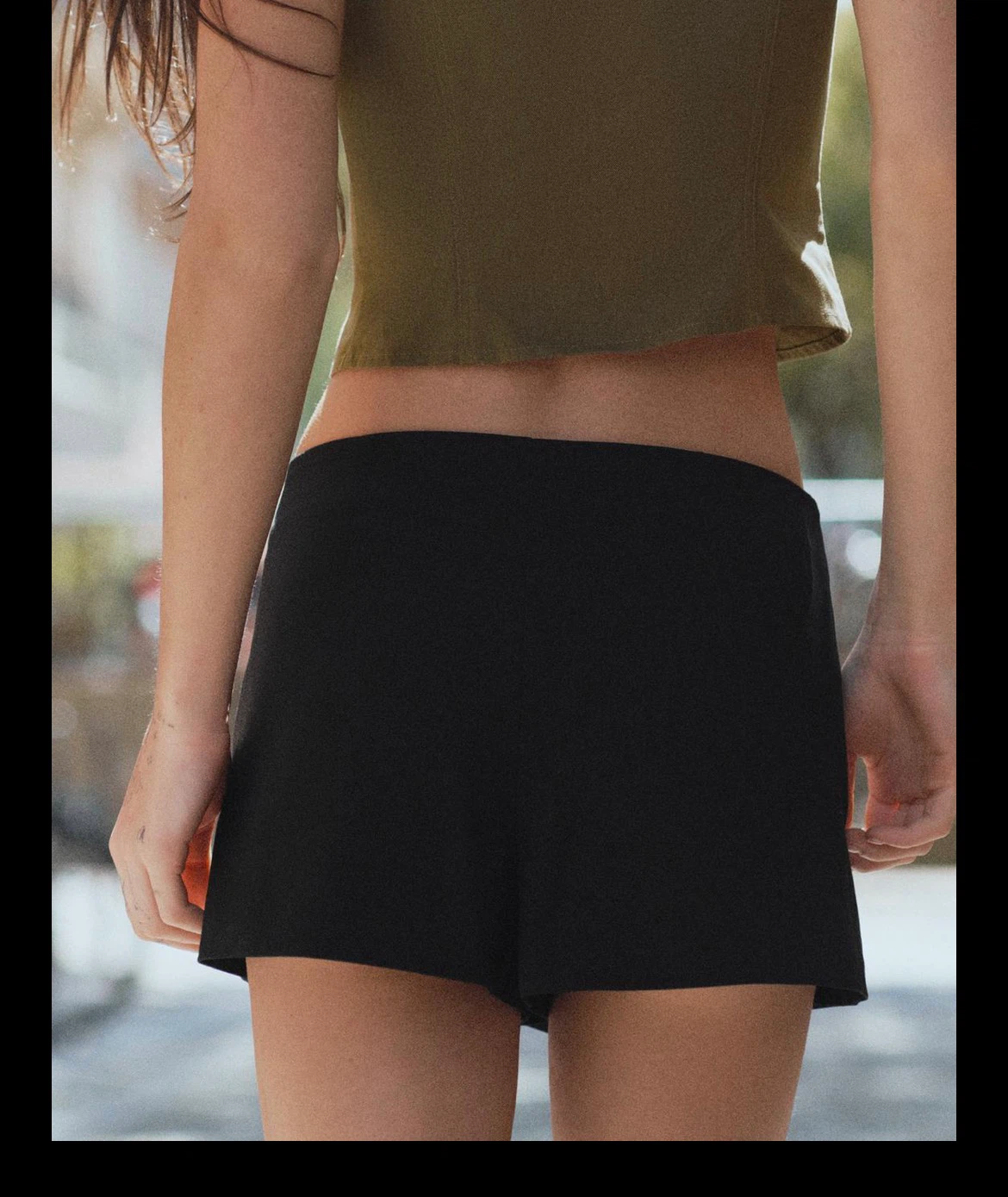 Black A-Line Mini Skirt - photo 2