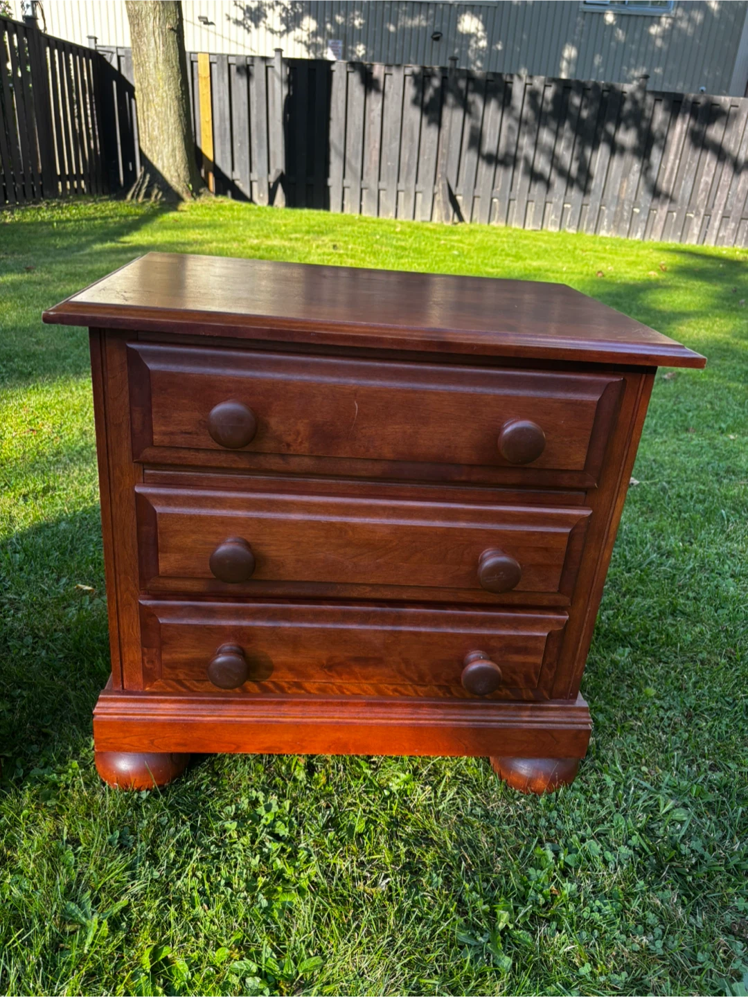 Solid Wood Nightstand/End Tables Set - photo 2
