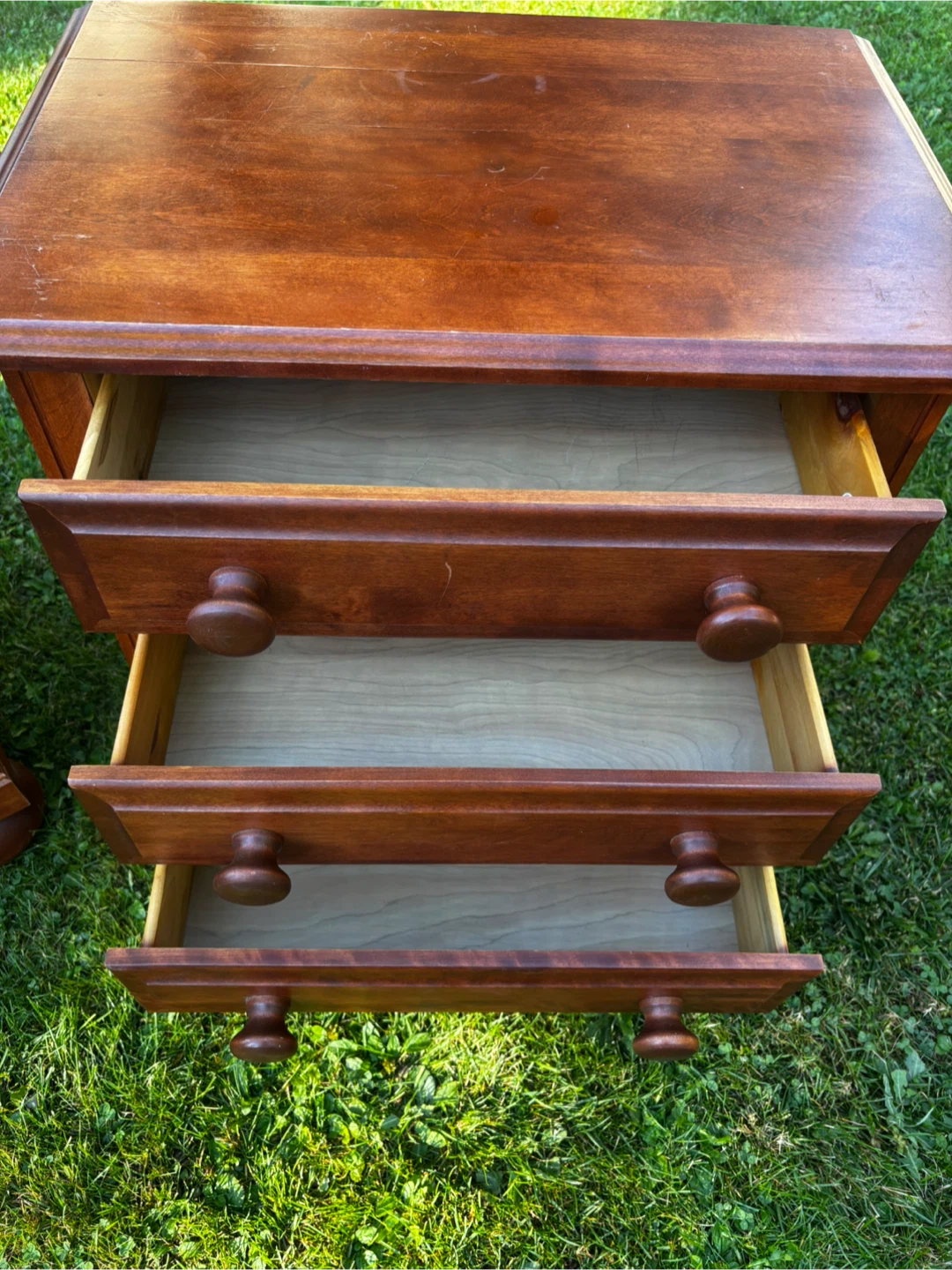 Solid Wood Nightstand/End Tables Set - photo 4