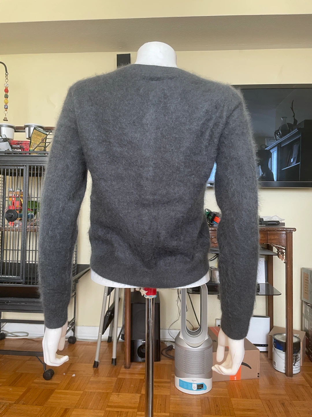 EQUIPMENT Femme Cardigan - Grey - Size S - photo 3