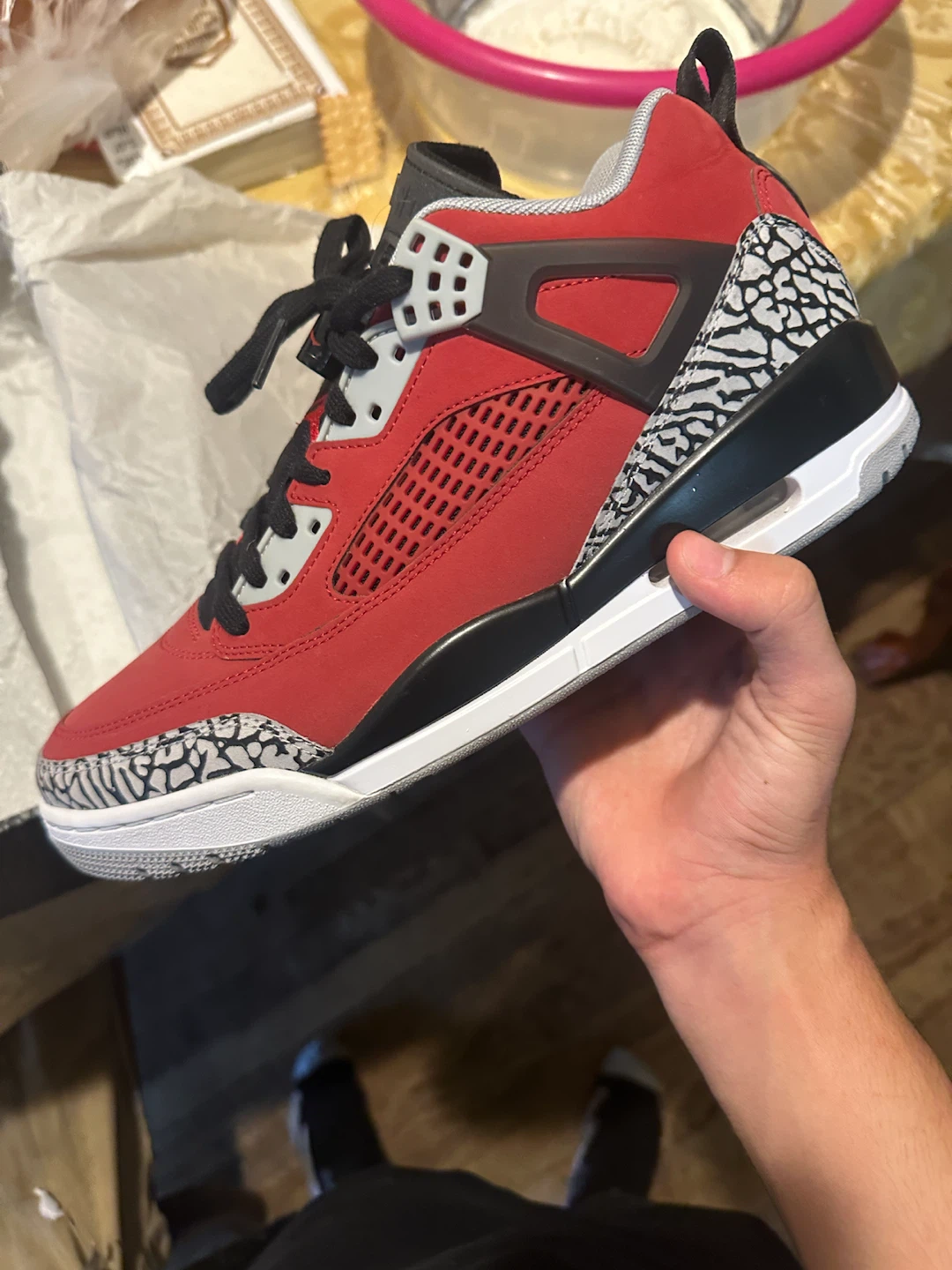 Jordan Spizike Low Gym Red Sneakers - photo 5
