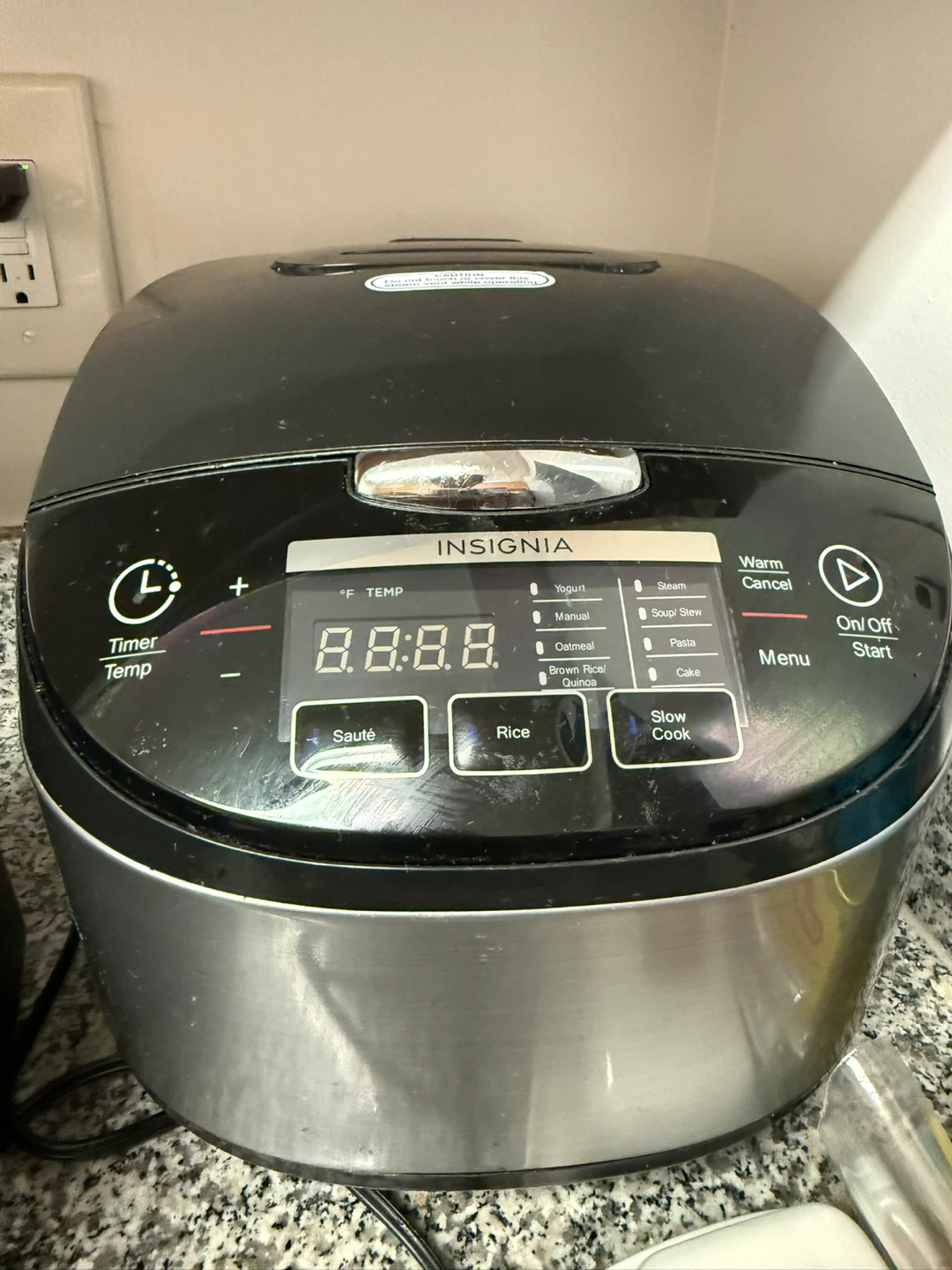 Insignia 20-Cup Rice Cooker and Food Steamer