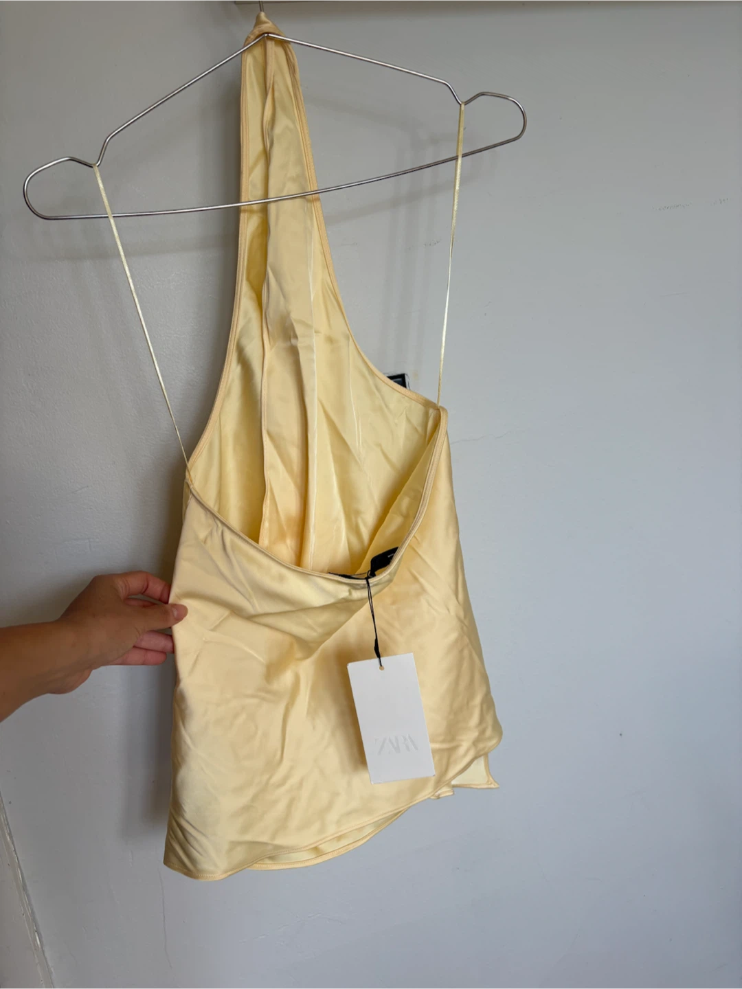 ZARA Halter Neck Top - Yellow - Size S - photo 2