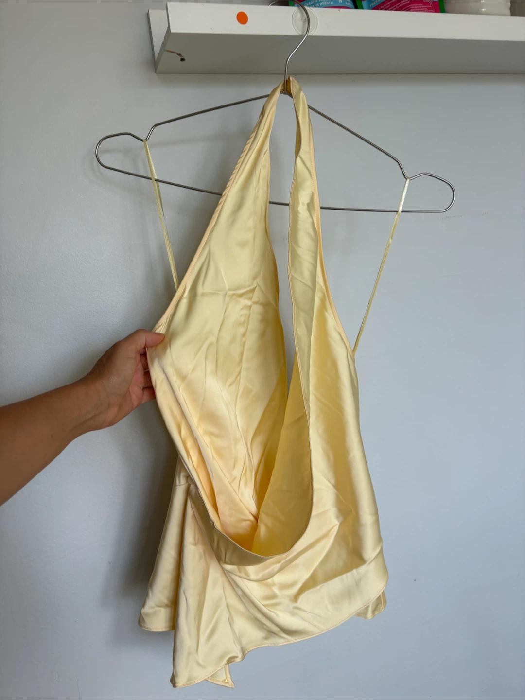 ZARA Halter Neck Top - Yellow - Size S - photo 5