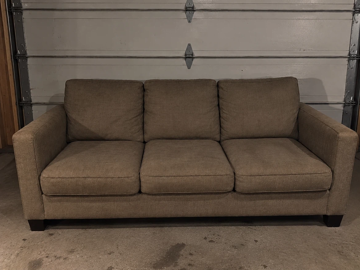 Three-Seater Fabric Sofa