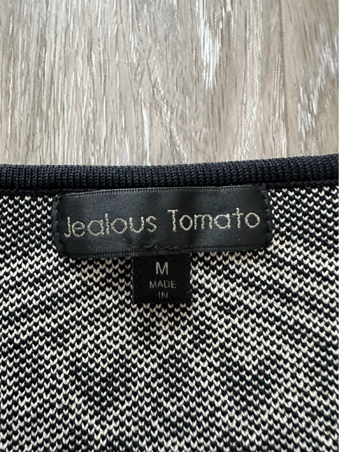 Jealous Tomato Geometric Knit Vest M - photo 3