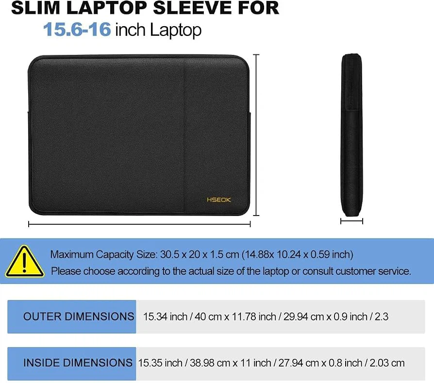 Rainyear 14 inch Laptop Sleeve - Blue black 4 piece available - photo 2