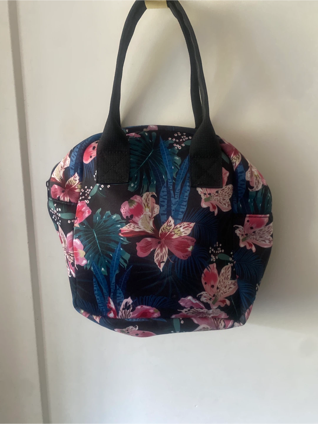 Floral Print Tote Bag