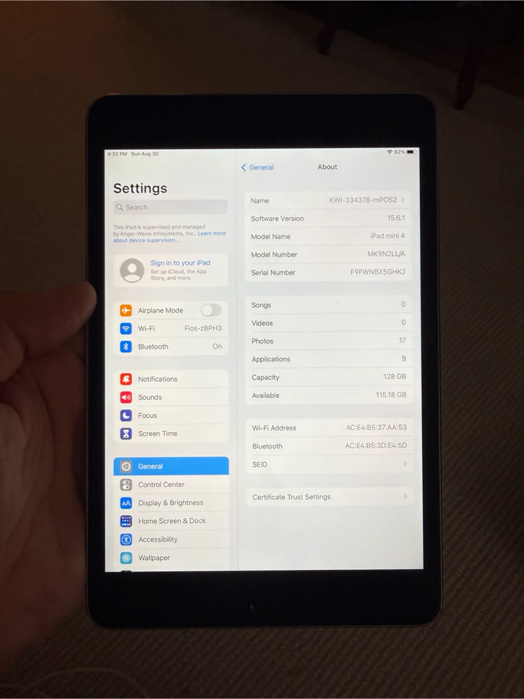 Apple iPad mini 4 128GB - photo 4