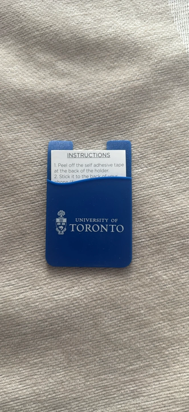 University of Toronto Blue Phone Card Holder
