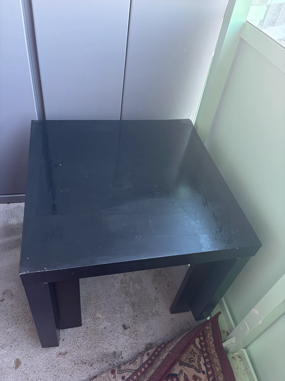 Set of Two Black Side Tables