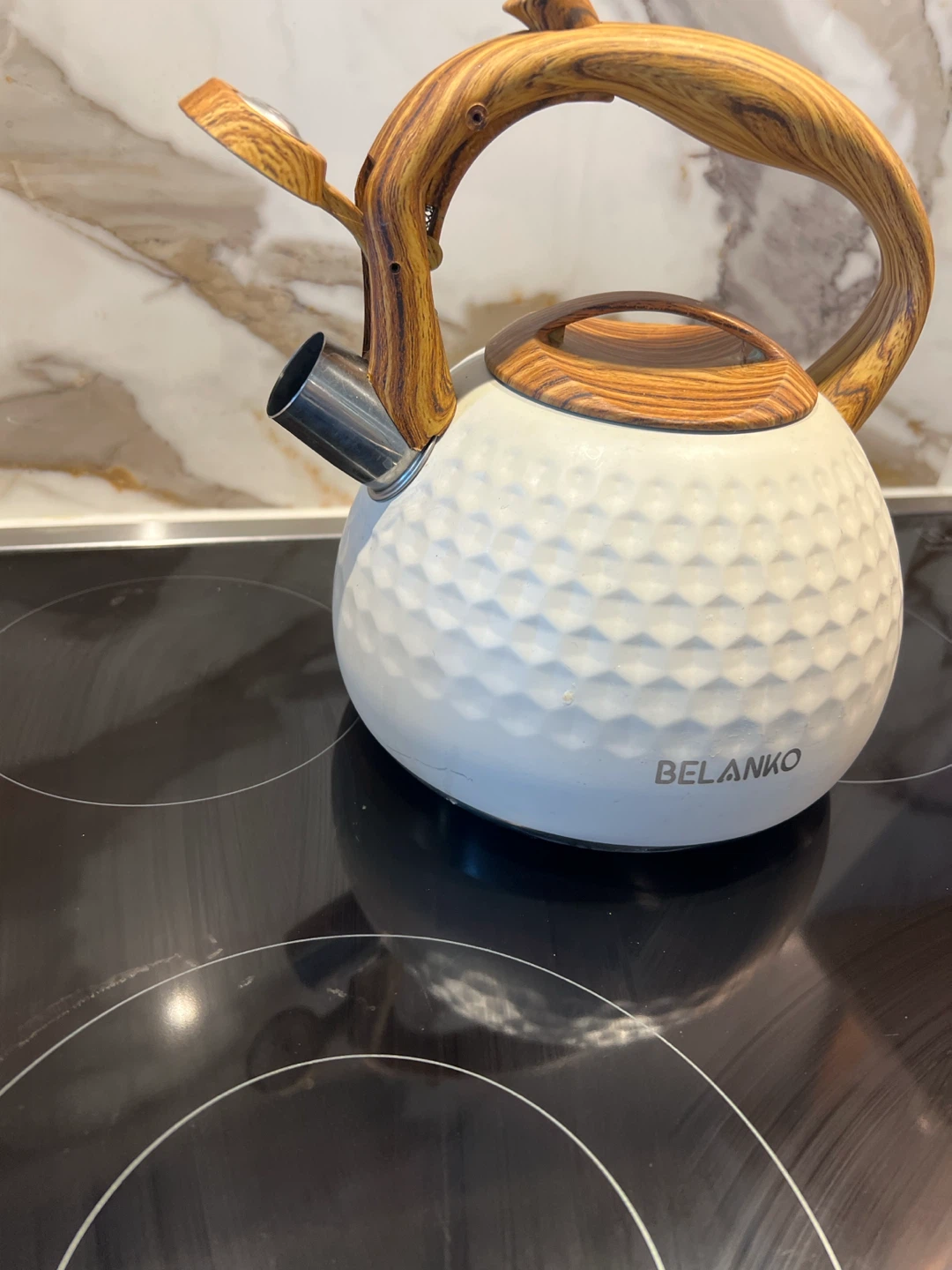 Belanko whistling kettle with wood handle - photo 2