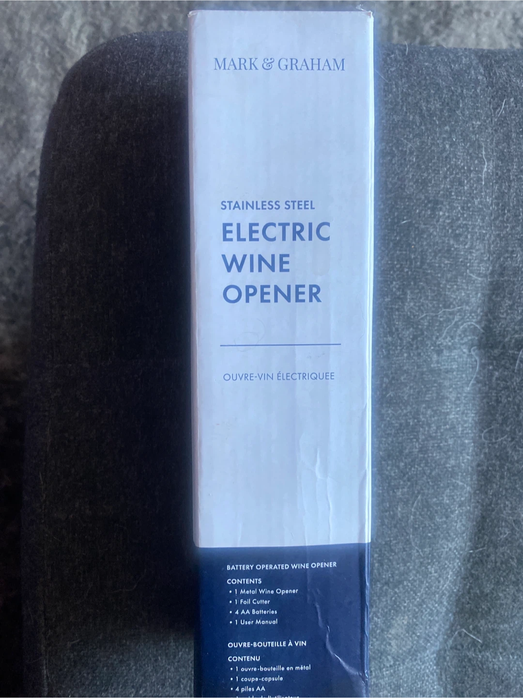 Mark & Graham Stainless Steel Electric Wine Opener