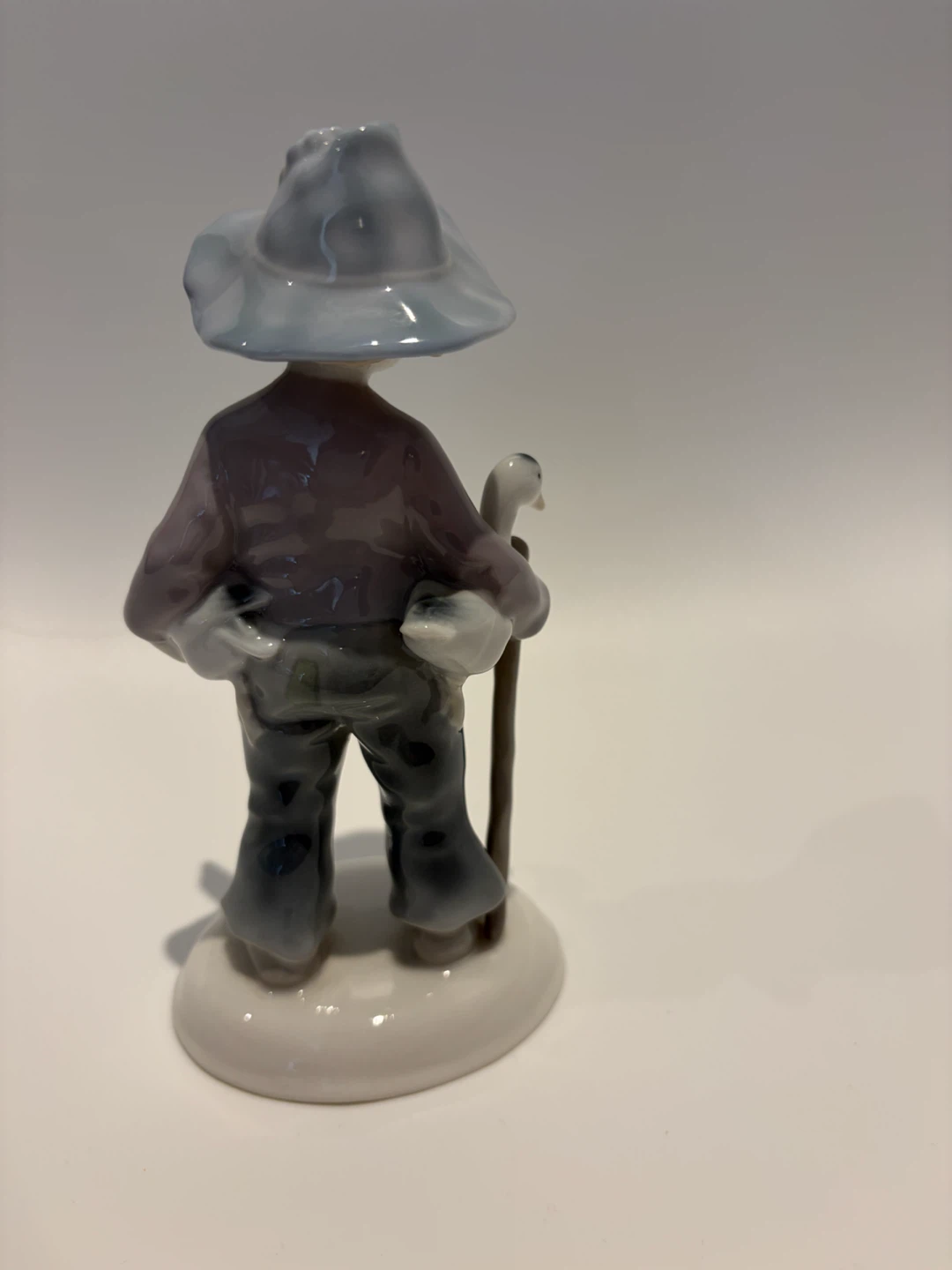 Porcelain Figurine of Boy with Ducks - photo 3