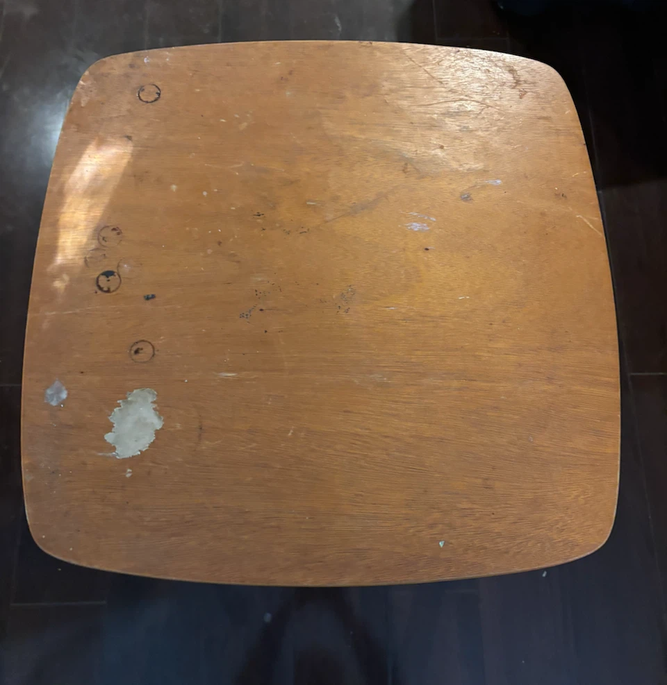 Small wooden end table