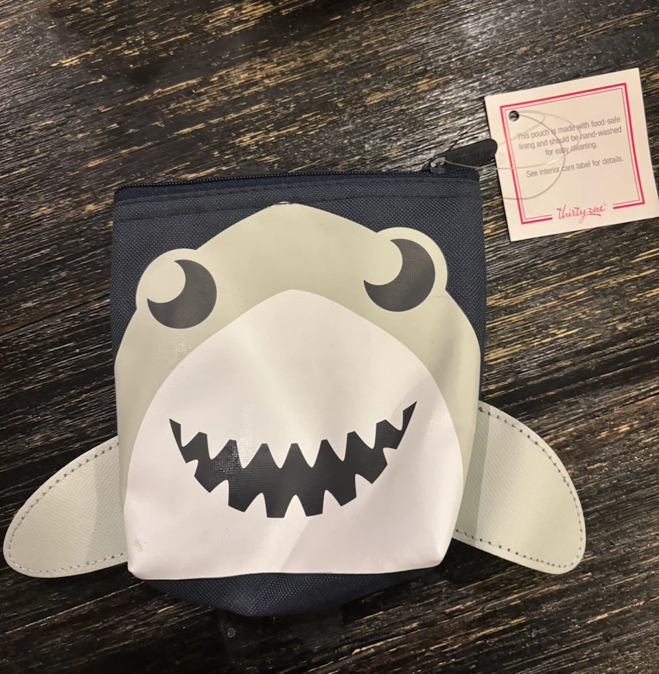 Thirty-One Shark Zipper Pouch