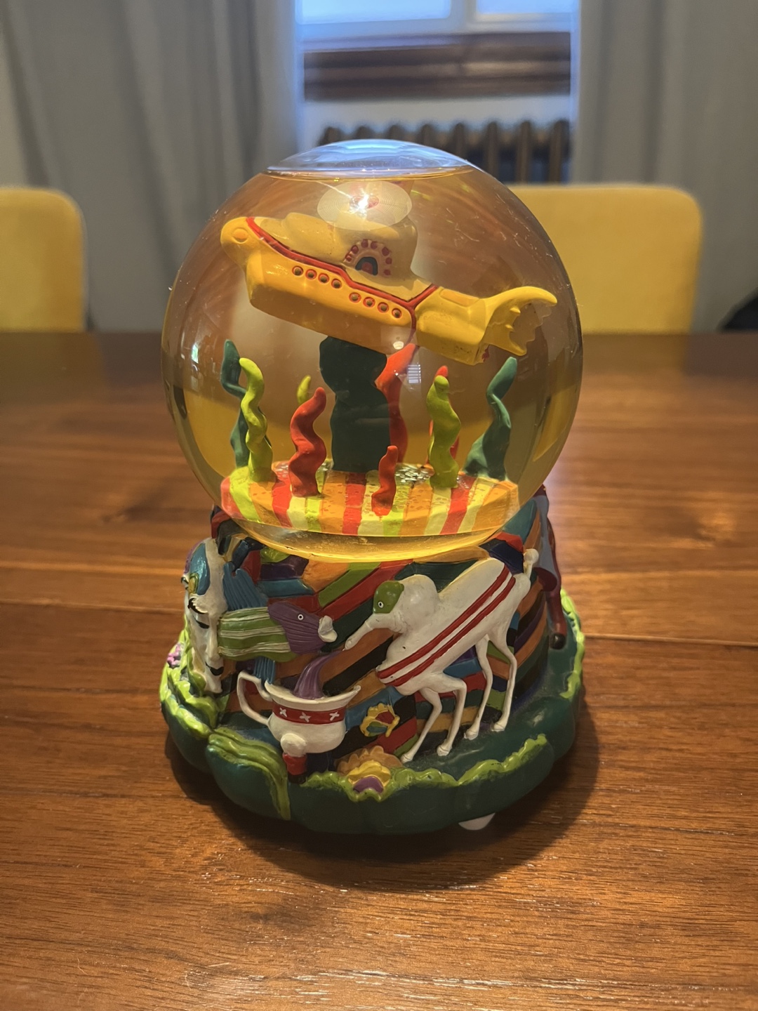 Beatles Yellow Submarine Snow Globe