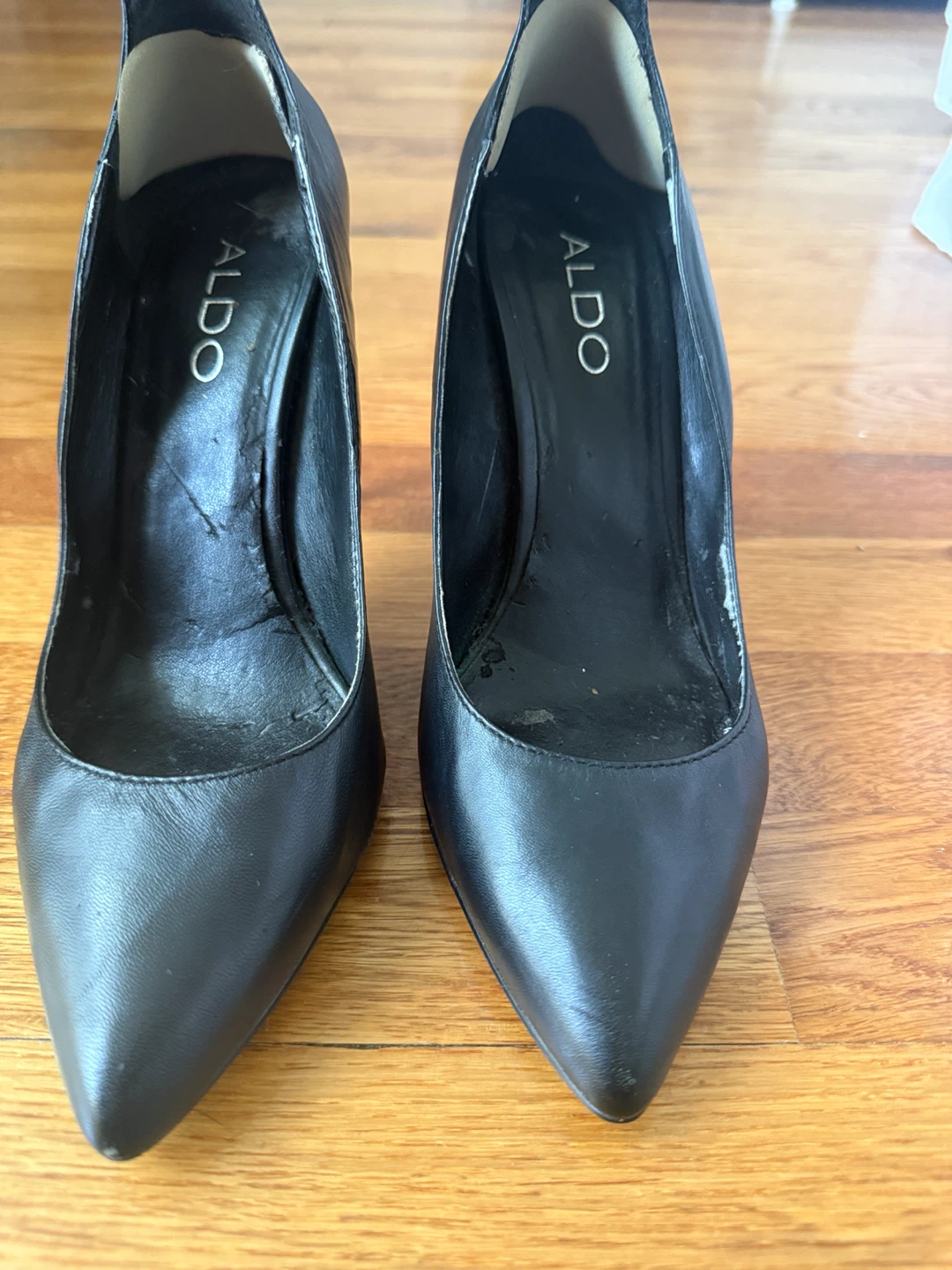 ALDO Black Pointed-Toe Stiletto Heels