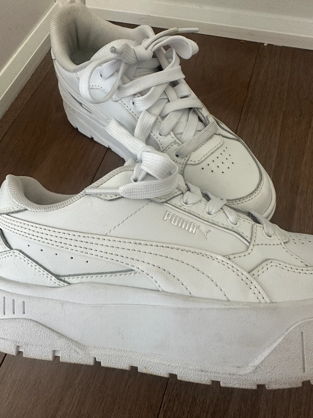 Puma White Platform Sneakers - photo 5