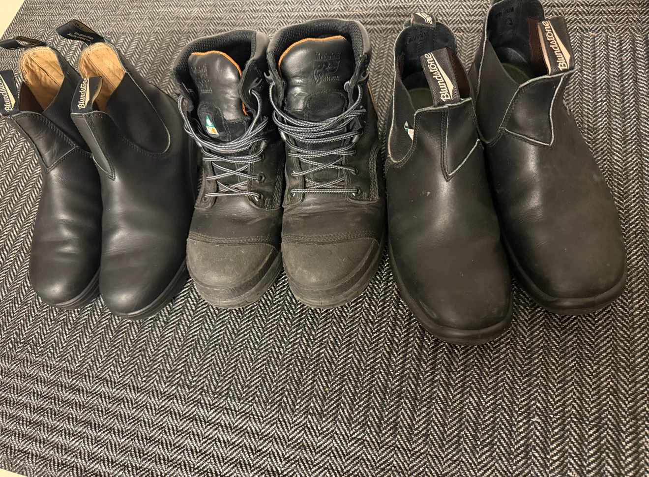 Blundstone and Timberland Work Boots